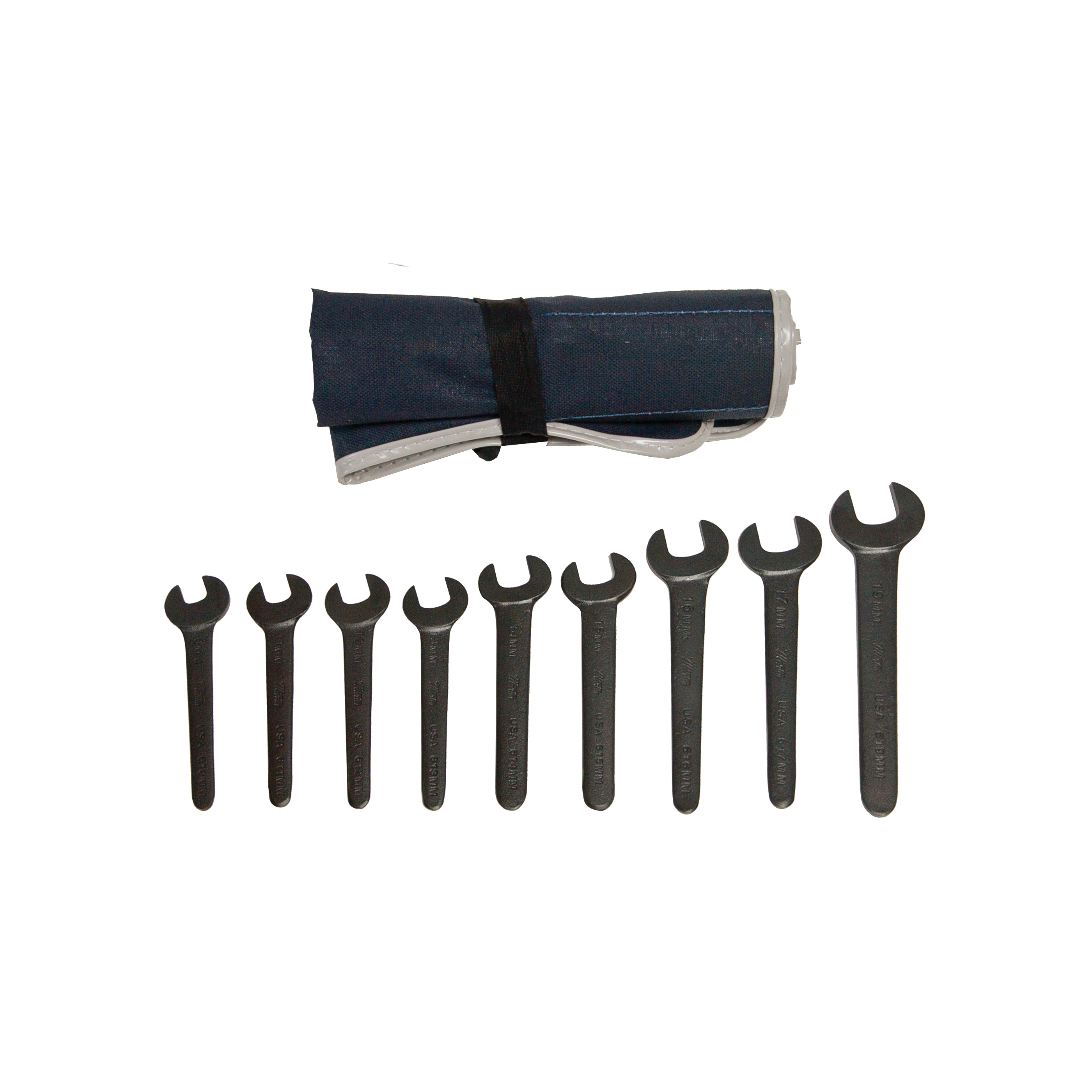 Martin CN9KM Metric Wrench Set, 9 Pieces, Industrial Black