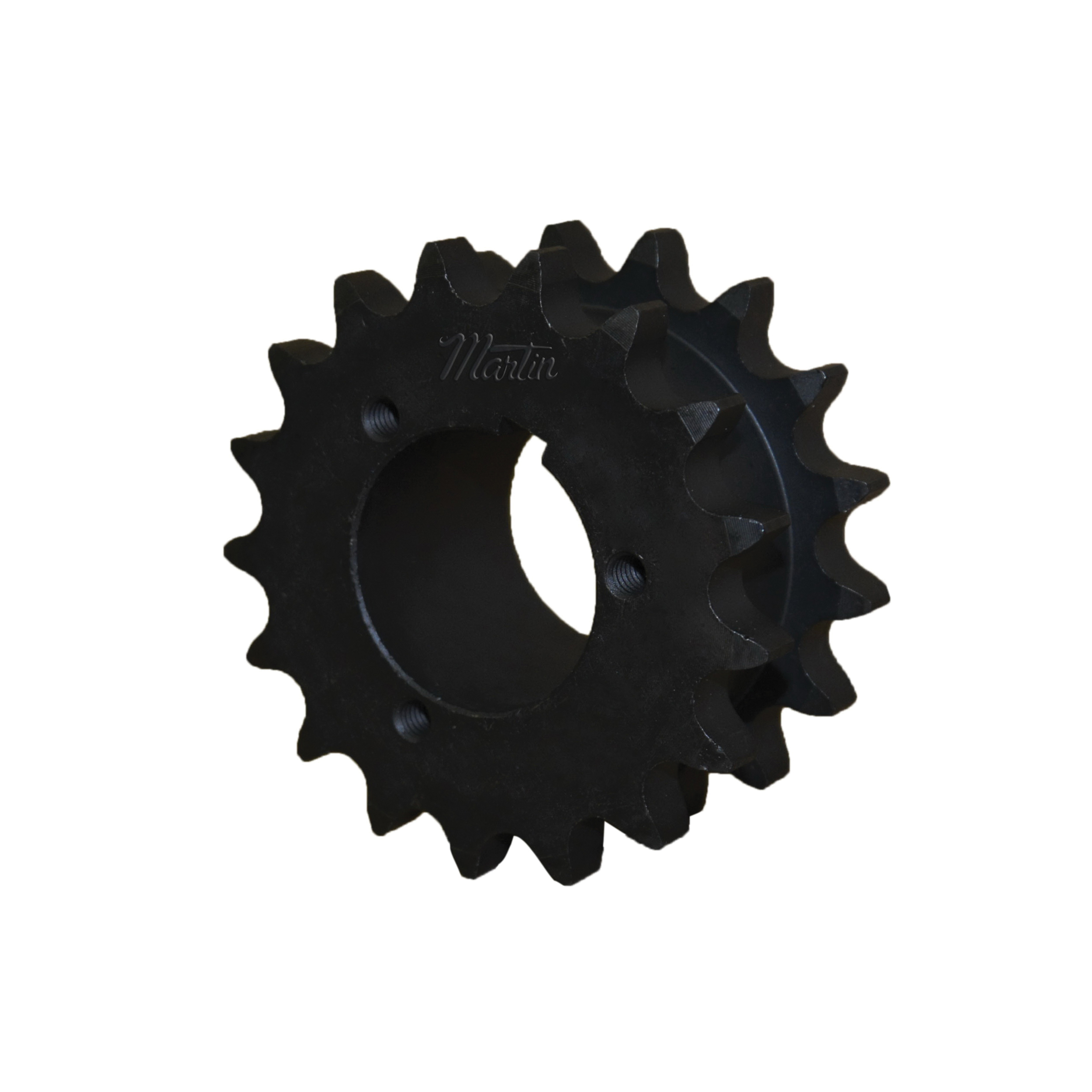 Martin DS100R17H MST® Bushed Type B Double Single Roller Chain Sprocket, 7.44 in OD, 100 Chain, 17 Teeth, 1-1/4 in Pitch, Steel