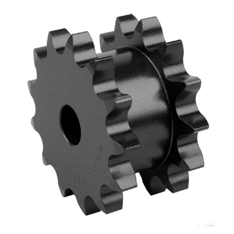 Martin DS40A16 Type A Double Single Strand Reboreable Roller Chain Sprocket, 1/2 to 1-1/4 in Dia Bore, 2.814 in OD, #40 Chain, 16 Teeth, 1/2 in Pitch, Steel