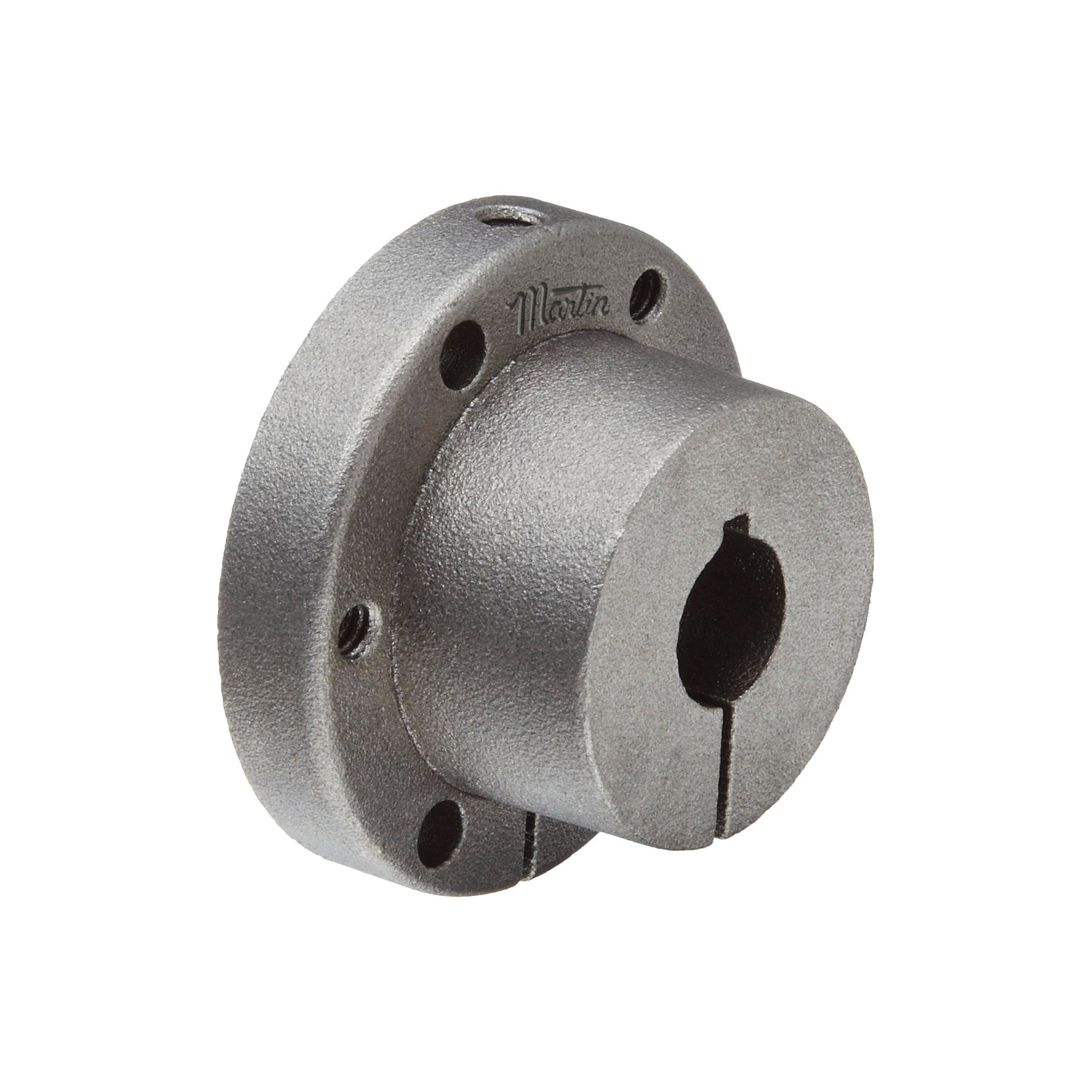 Martin E-STL 1 3/8 Standard QD Bushing, 1-3/8 in Dia Bore, 3.834 in Dia Barrel, 6 in Dia Flange, 2-5/8 in OAL, Steel