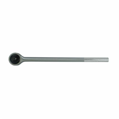 Martin H51 Hand Ratchet, 3/4 in Drive, Round Head, 24 in OAL, Alloy Steel, Polished Chrome