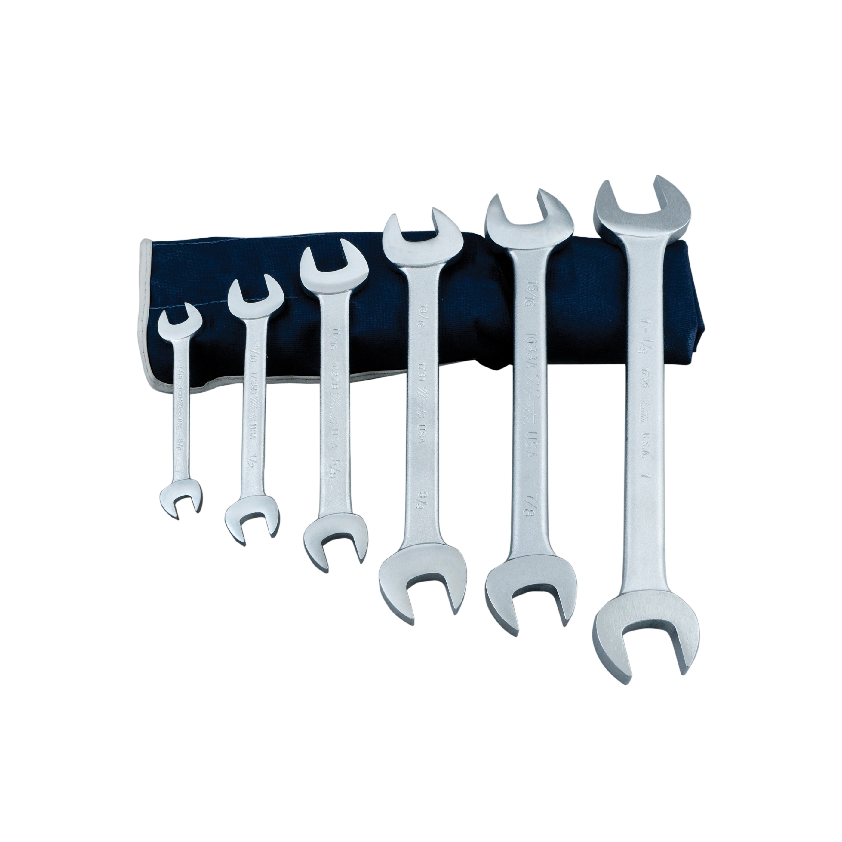 Martin OE6K SAE Wrench Set, 6 Pieces, Polished Chrome