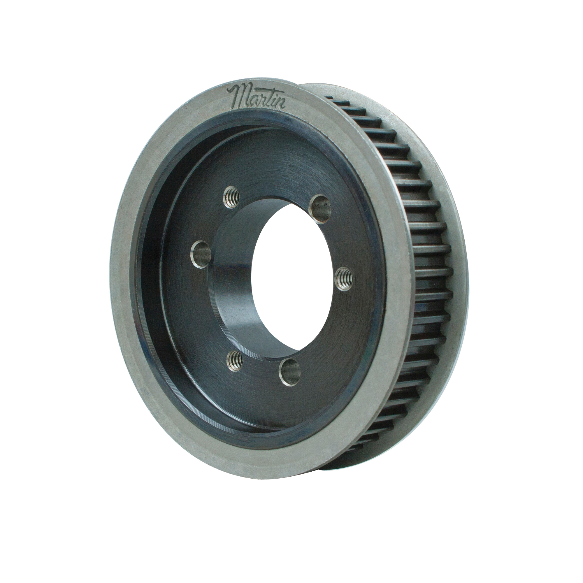Martin HTS® P445M15-JA Reverse Mount Solid Type EF-1 High Torque Sprocket, 3/8 to 1-1/4 in QD® Bushed Bore, 2.714 in OD, 44 Grooves, 2.757 in Dia Pitch, 0.84 in W Face