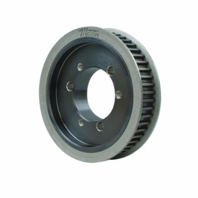Martin HTS® P525M15-JA Solid Type BF-1 High Torque Belt Drive Sprocket, 3/8 to 1-1/4 in QD® Bushed Bore, 3.213 in OD, 52 Grooves, 3.258 in Dia Pitch, 0.84 in W Face