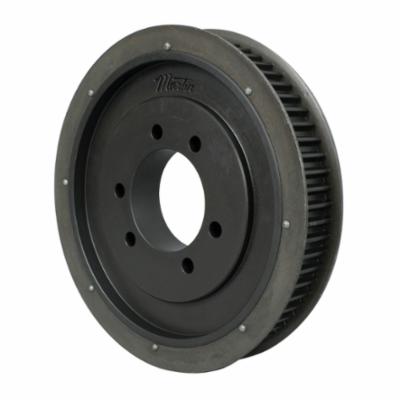Martin HTS® P8014M85-F Type DF-2 Web High Torque Belt Drive Sprocket, 1 to 4 in QD® Bushed Bore, 13.926 in OD, 80 Grooves, 14.036 in Dia Pitch, 4 in W Face
