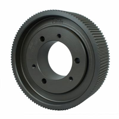 Martin HTS® P908M85-E Solid Type A-2 High Torque Belt Drive Sprocket, 7/8 to 2-15/16 in QD® Bushed Bore, 8.969 in OD, 90 Grooves, 9.023 in Dia Pitch, 3-3/4 in W Face