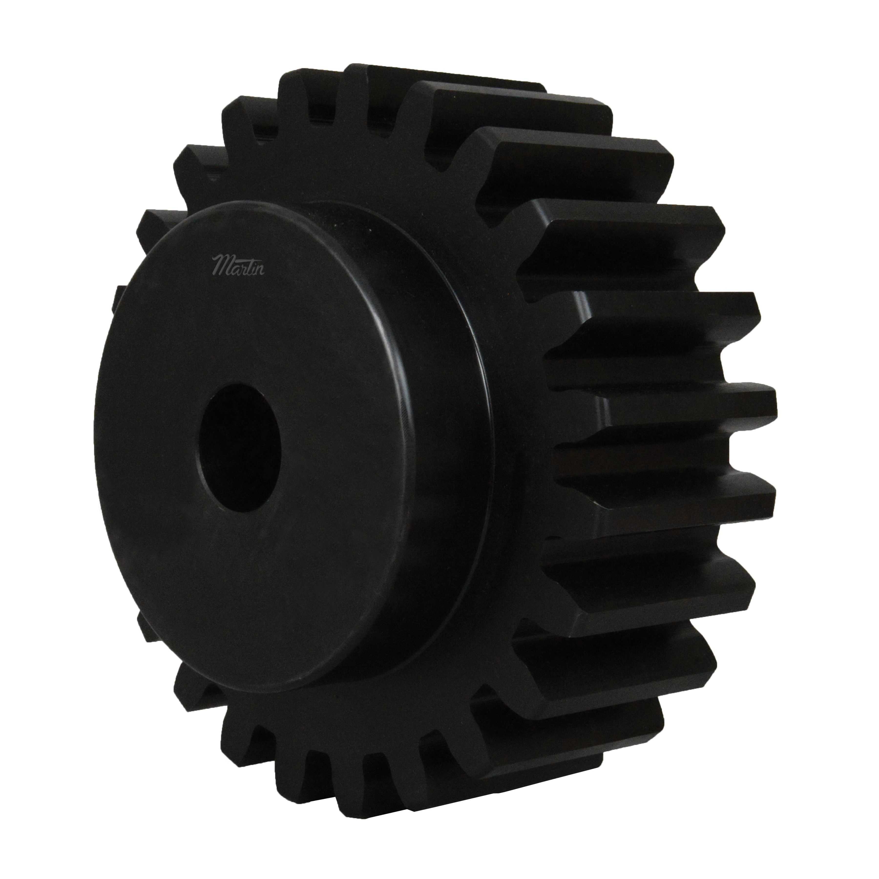 Martin S330 Reboreable Stock Spur Gear, 3 Diametral Pitch, 14.5 deg Pressure Angle, 3 in W Face, 30 Teeth, 1 in Dia Pitch, 1-9/16 to 3-7/8 in Dia Bore, Steel