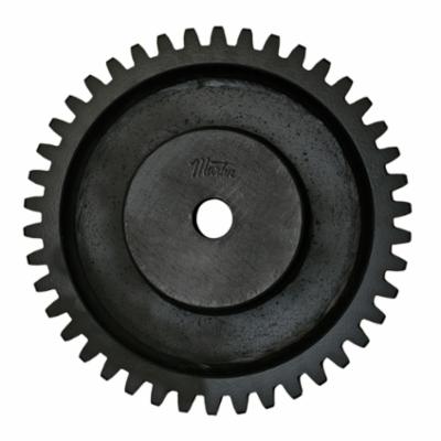 Martin S342 External Tooth Reborable Stock Spur Gear, 3 Diametral Pitch, 14.5 deg Pressure Angle, 3 in W Face, 42 Teeth, 14 in Dia Pitch, 1.563 to 4.125 in Dia Bore, Steel