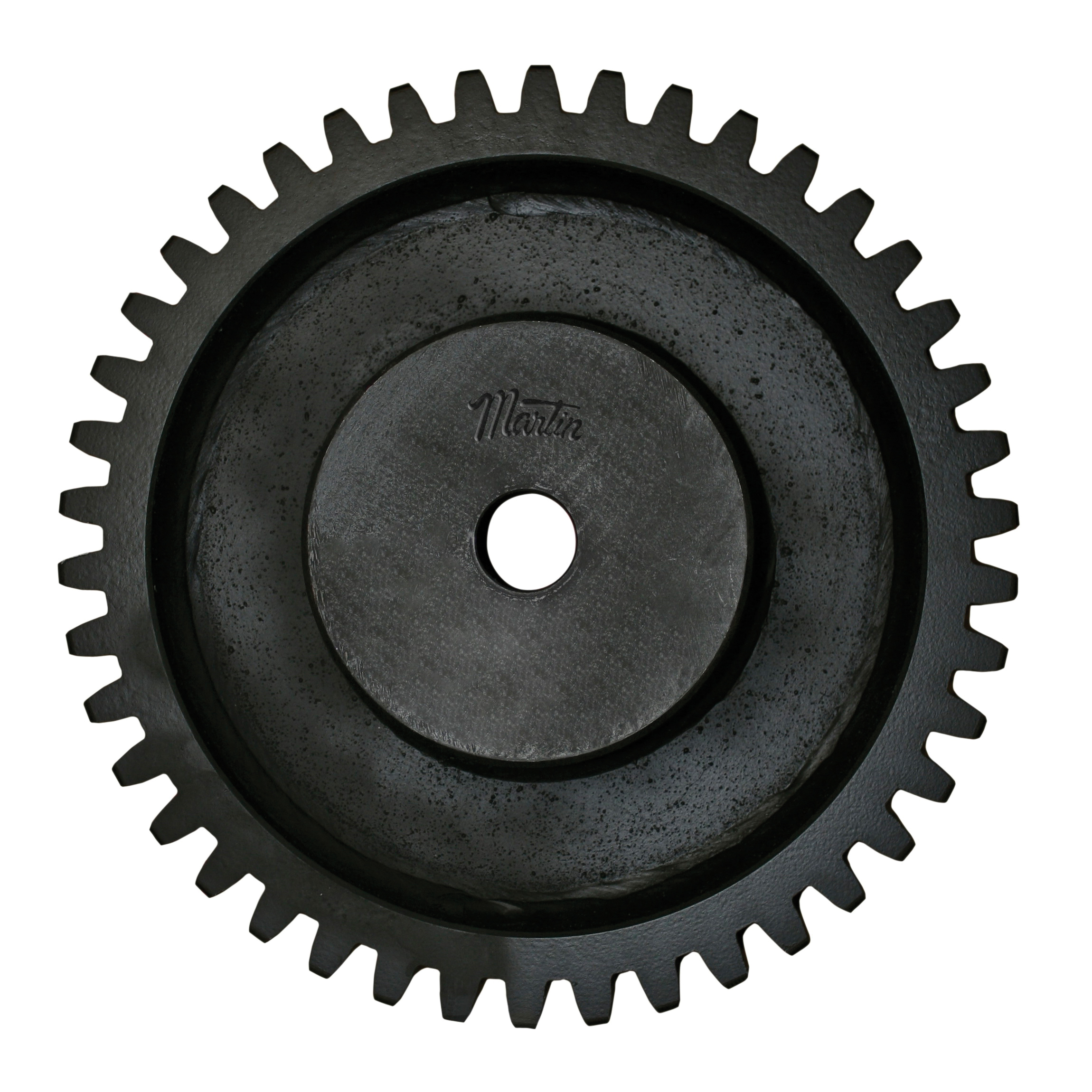 Martin S348 Reboreable Stock Spur Gear, 3 Diametral Pitch, 14.5 deg Pressure Angle, 3 in W Face, 48 Teeth, 16 in Dia Pitch, 1-9/16 to 4-1/8 in Dia Bore, Steel