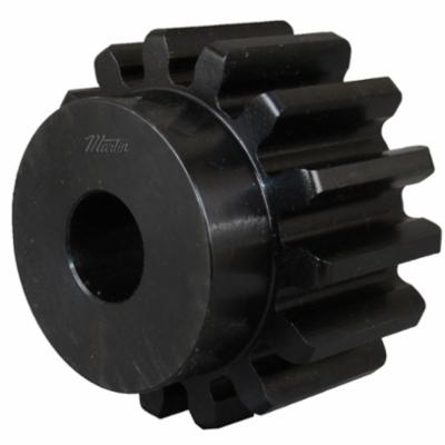 Martin S412 External Tooth Reborable Stock Spur Gear, 4 Diametral Pitch, 14.5 deg Pressure Angle, 2 in W Face, 12 Teeth, 3 in Dia Pitch, 1.125 to 1.313 in Dia Bore, Steel