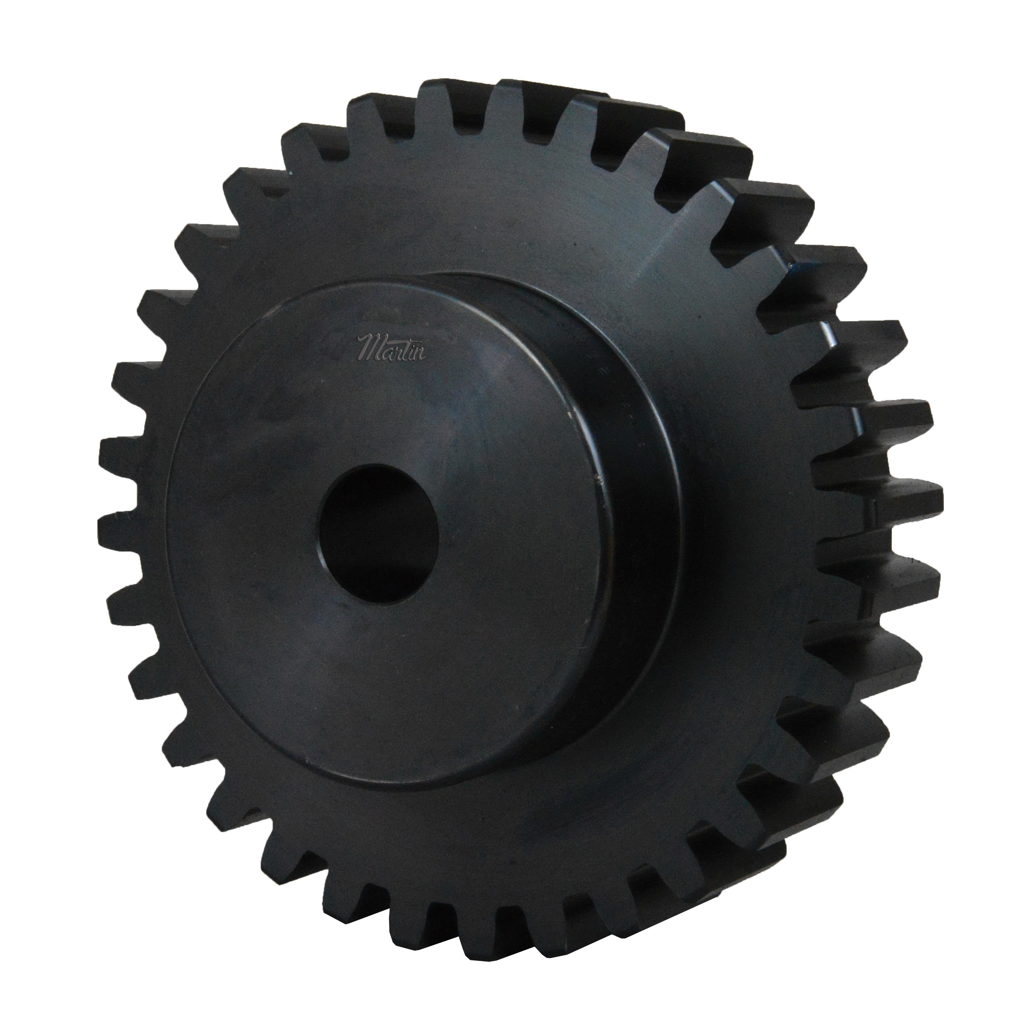 Martin S436 Reboreable Stock Spur Gear, 4 Diametral Pitch, 14.5 deg Pressure Angle, 2 in W Face, 36 Teeth, 9 in Dia Pitch, 1-1/4 to 2-3/4 in Dia Bore, Steel