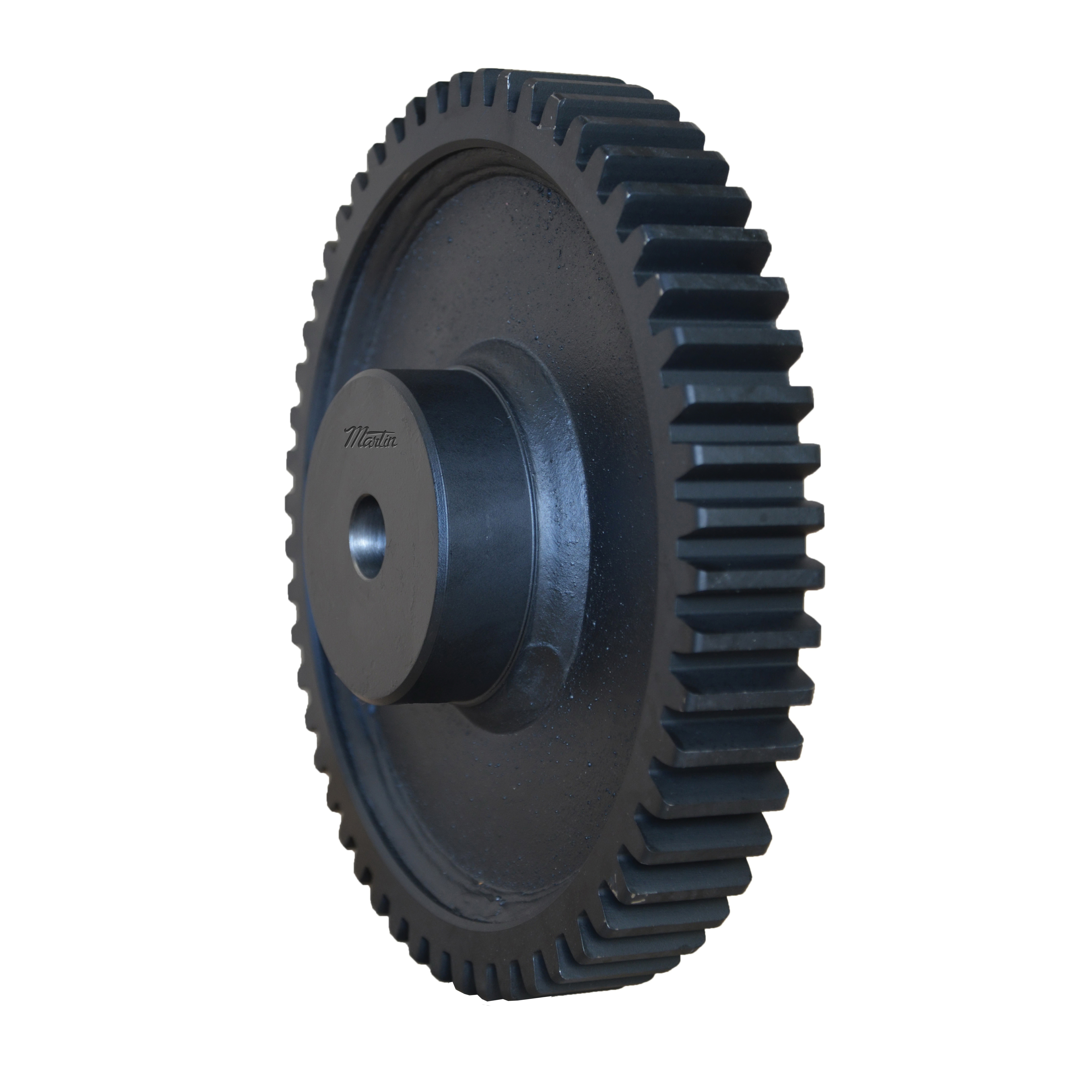 Martin S456 Reboreable Stock Spur Gear, 4 Diametral Pitch, 14.5 deg Pressure Angle, 2 in W Face, 56 Teeth, 14 in Dia Pitch, 1-1/4 to 3 in Dia Bore, Steel