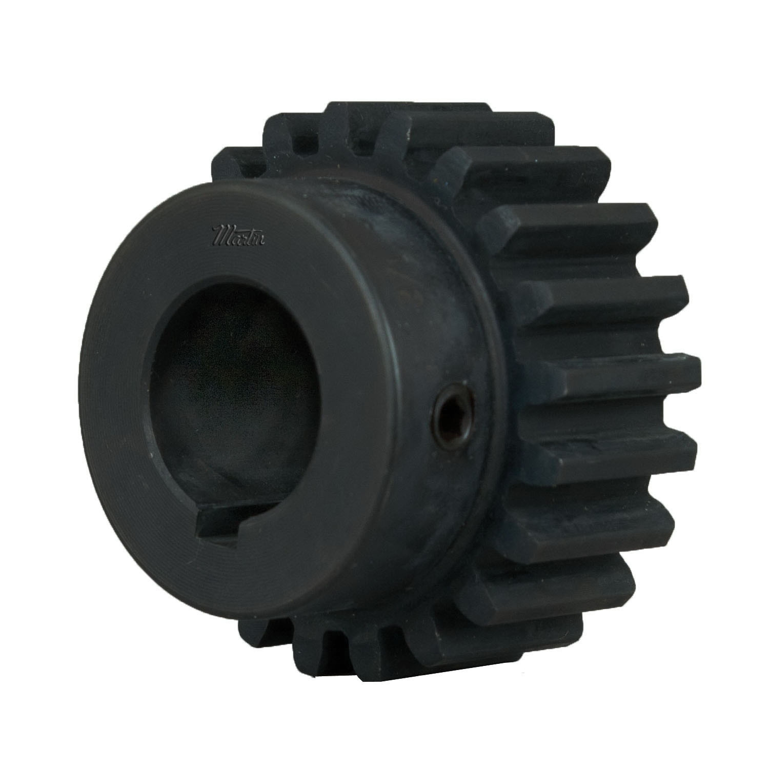 Martin S620BS 1 1/4 Bored-to-Size External Tooth Spur Gear, 6 Diametral Pitch, 14-1/2 deg Pressure Angle, 1-1/2 in W Face, 20 Teeth, 3.33 in Dia Pitch, 1-1/4 in Dia Bore, Steel