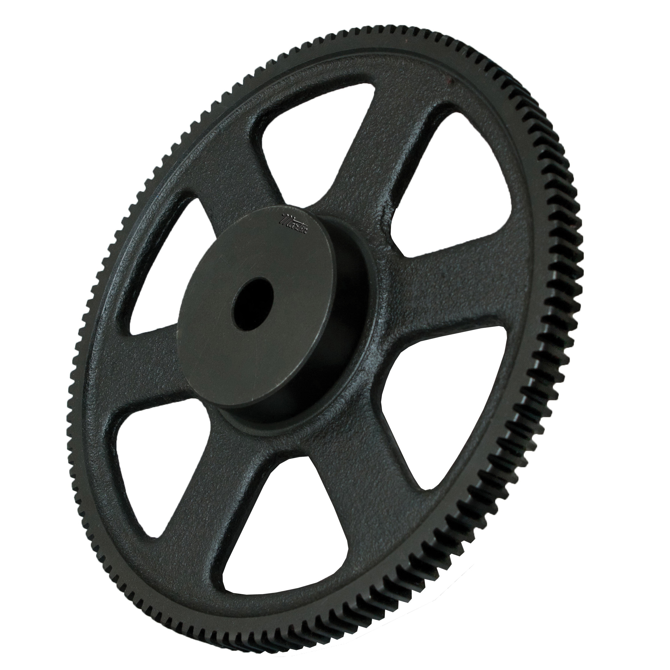 Martin TC12108 Reboreable Stock Spur Gear, 12 Diametral Pitch, 20 deg Pressure Angle, 1 in W Face, 108 Teeth, 9 in Dia Pitch, 7/8 to 1-7/16 in Dia Bore, Cast Iron