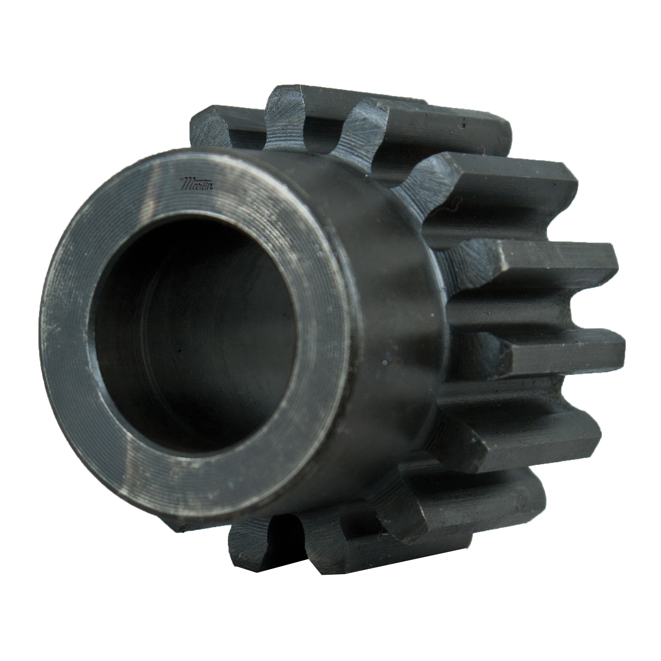 Martin TS1012 Reboreable Stock Spur Gear, 10 Diametral Pitch, 20 deg Pressure Angle, 1-1/4 in W Face, 12 Teeth, 1.2 in Dia Pitch, 5/8 in Dia Bore, Steel