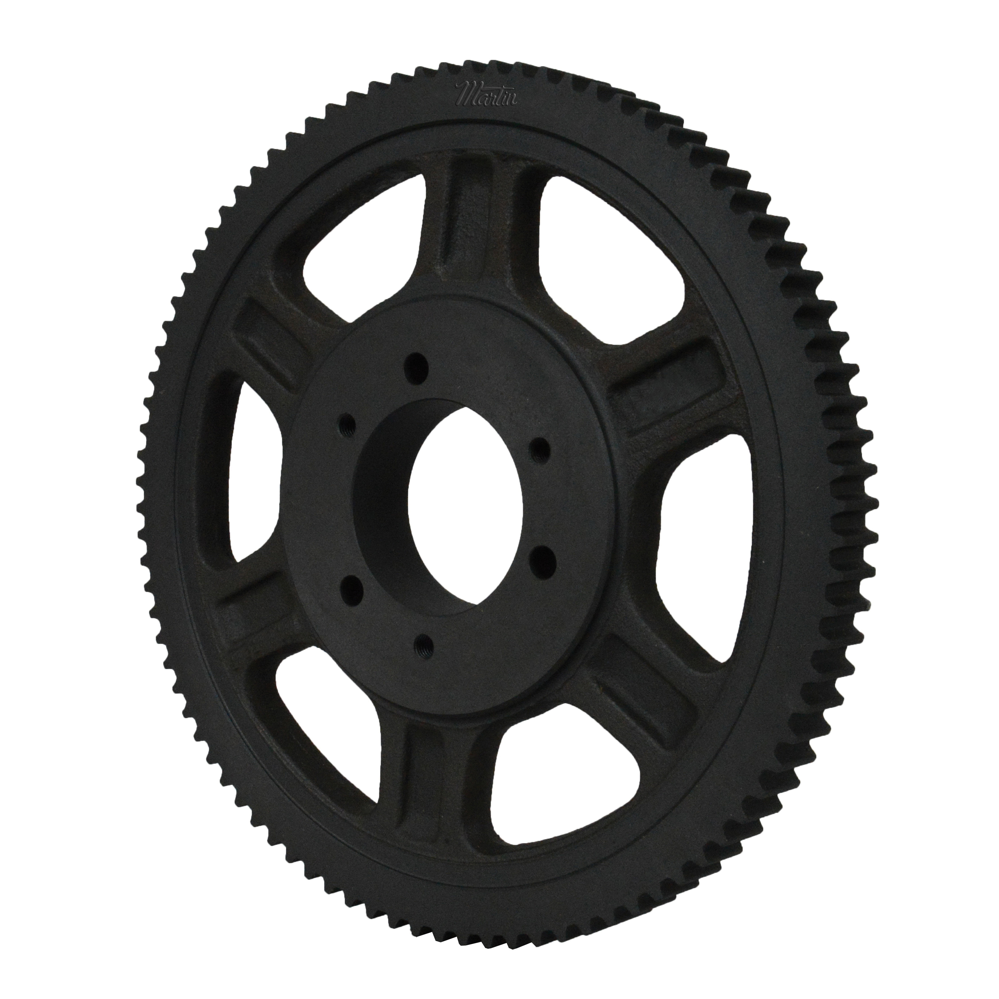 Martin HTS® W11214M120-M Arms Type C-3 High HP High Torque Sprocket, 1-15/16 to 5-1/2 in Bushed Bore, 19.538 in OD, 112 Grooves, 19.65 in Dia Pitch, 5.236 in W Face
