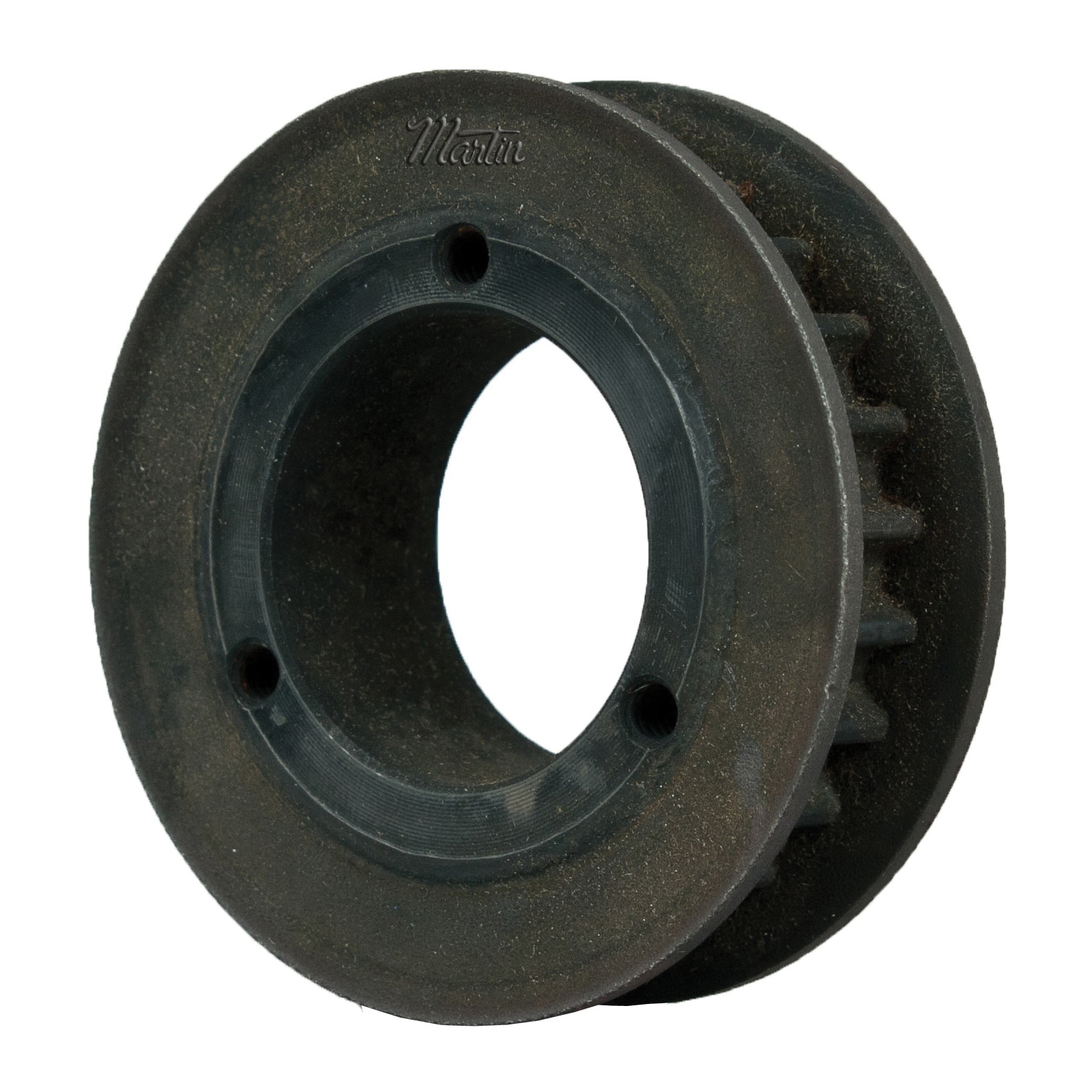 Martin HTS® W248M12-JA Reverse Mount Solid Type EF-1 High HP High Torque Sprocket, 1/2 to 1-1/4 in QD® Bushed Bore, 2.352 in OD, 24 Grooves, 2.406 in Dia Pitch, 0.827 in W Face