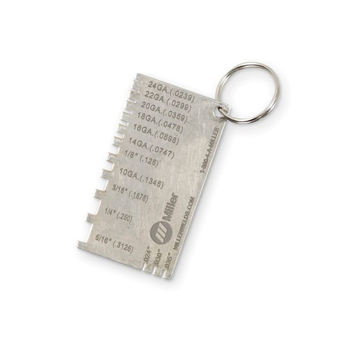 Miller® 229895 Wire and Metal Material Thickness Gauge, For Use With Multimatic® 200 MIG/Multi-Process Power Source, Wire Feeder and Gun Package