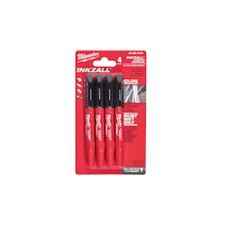 Milwaukee® 48-22-3154 Point Marker, 0.5 mm Ultra Fine Tip, Polyethylene, Black
