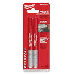 Milwaukee® 48-22-3121 Metallic Point Marker, 5-1/2 in Fine Tip, Plastic, Red/Silver