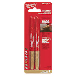 Milwaukee® 48-22-3122 Metallic Point Marker, 5-1/2 in Fine Tip, Plastic, Gold/Red