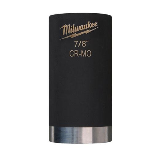 Milwaukee® SHOCKWAVE™ 49-66-4432 Deep Well Recessed Thinwall Socket, 3/8 in Square Drive, 7/8 in Dia, 6 Points