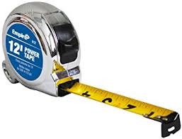 Milwaukee® Empire® 612 Ergonomic Power Tape, 12 ft L x 5/8 in W Blade, Steel Blade, 1/16 in Graduation