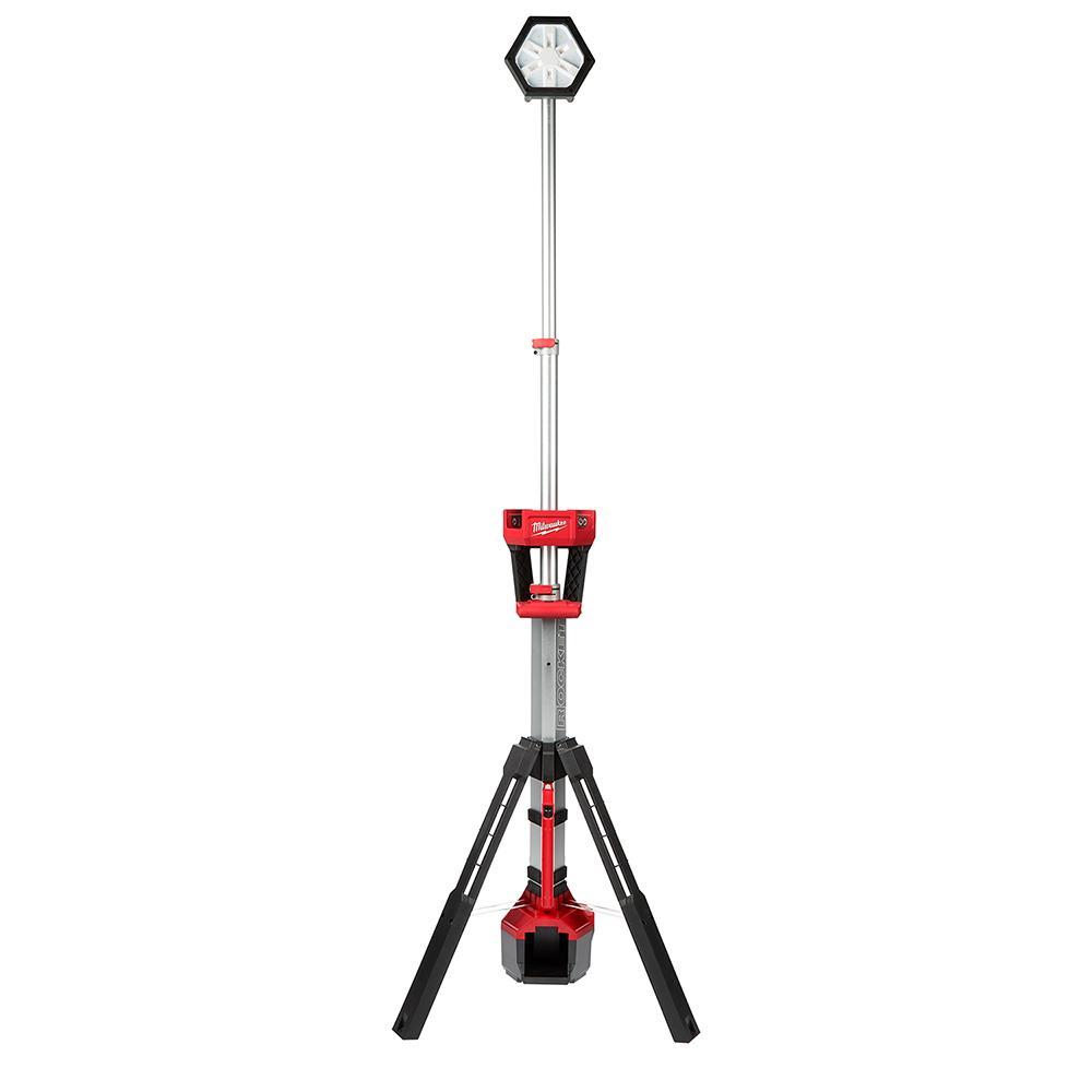 Milwaukee® M18™ 2131-20 Dual Power Cordless Tower Light, 7-1/2 in L x 8 in W x 40-1/2 in H, 18 VDC, LED Lamp