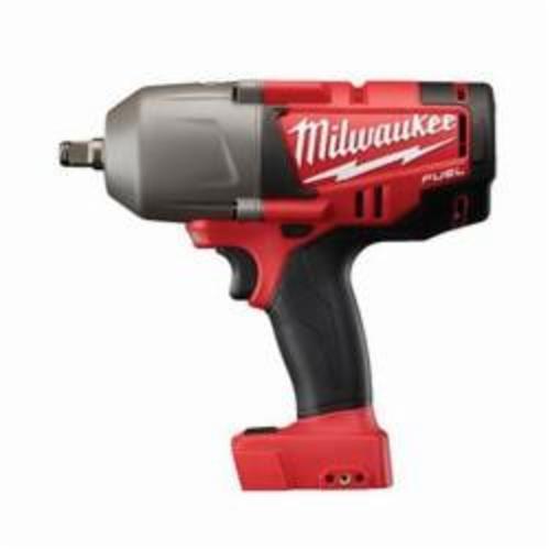 Milwaukee® M18 FUEL™ 2763-20 High Torque Cordless Impact Wrench With Friction Ring, 1/2 in Straight Drive, 450/2300 bpm, 100 ft-lb Mode 1/700 ft-lb Mode 2 Torque, 18 VDC, 9 in OAL