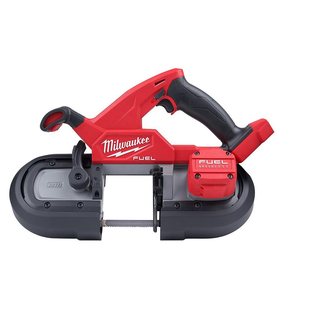 Milwaukee® 2829S-20 M18 FUEL™ Compact Cordless Band Saw, 3-1/4 in Cutting, 12 V
