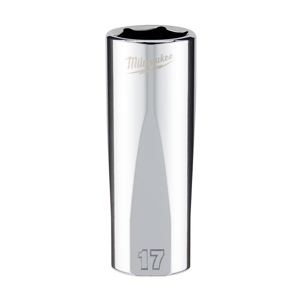 Milwaukee® 45-34-0117 Socket, 3/8 in, 17 mm Deep Socket, 6 Points