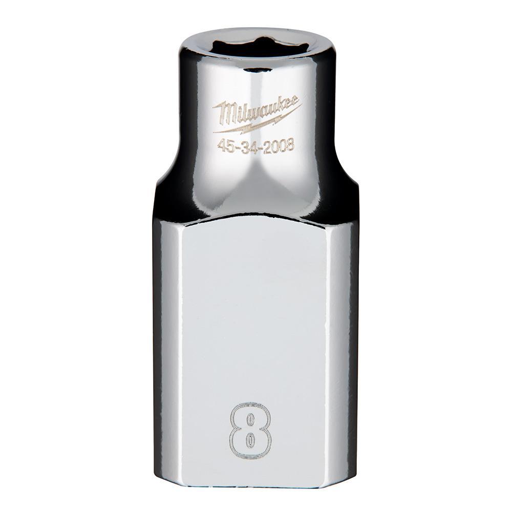 Milwaukee® 45-34-2008 Socket, 1/2 in, 8 mm Standard Socket, 6 Points