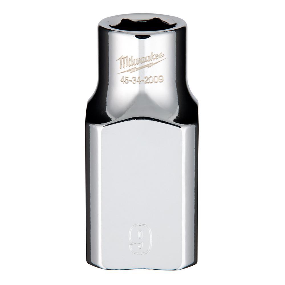 Milwaukee® 45-34-2009 Socket, 1/2 in, 9 mm Standard Socket, 6 Points