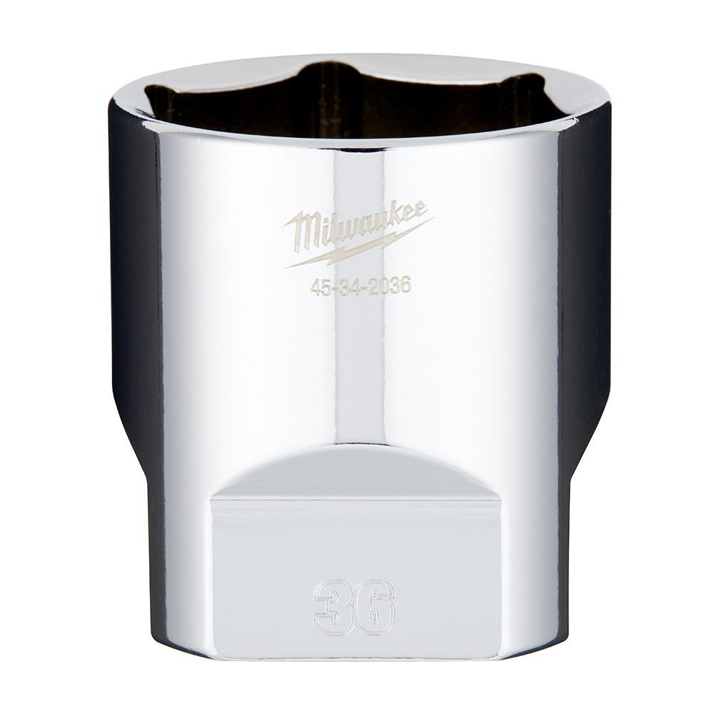 Milwaukee® 45-34-2036 Socket, 1/2 in, 36 mm Standard Socket, 6 Points
