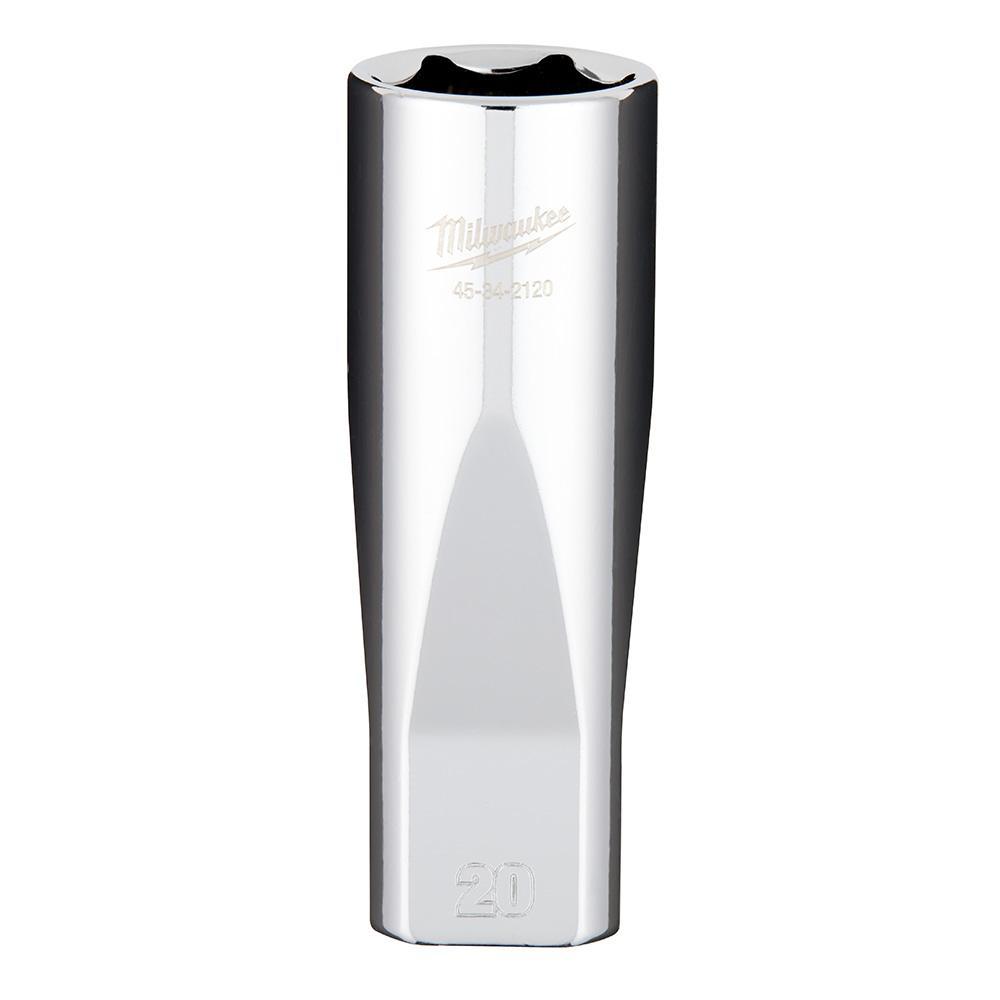 Milwaukee® 45-34-2120 Socket, 1/2 in, 20 mm Deep Socket, 6 Points