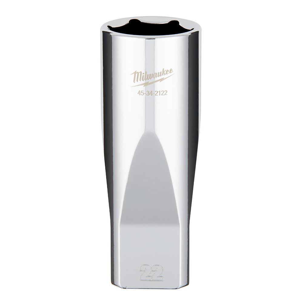 Milwaukee® 45-34-2122 Socket, 1/2 in, 22 mm Deep Socket, 6 Points