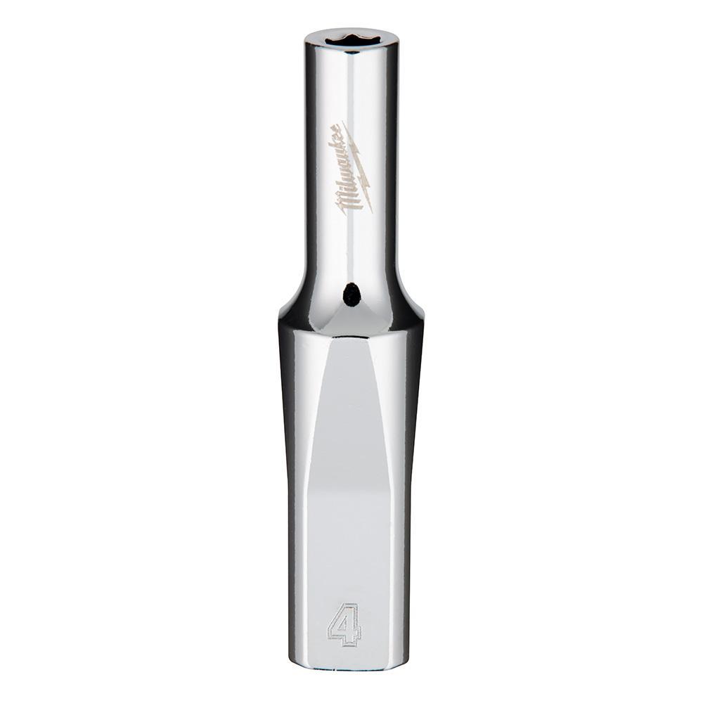 Milwaukee® 45-34-4010 Socket, 1/4 in, 4 mm Deep Socket, 6 Points