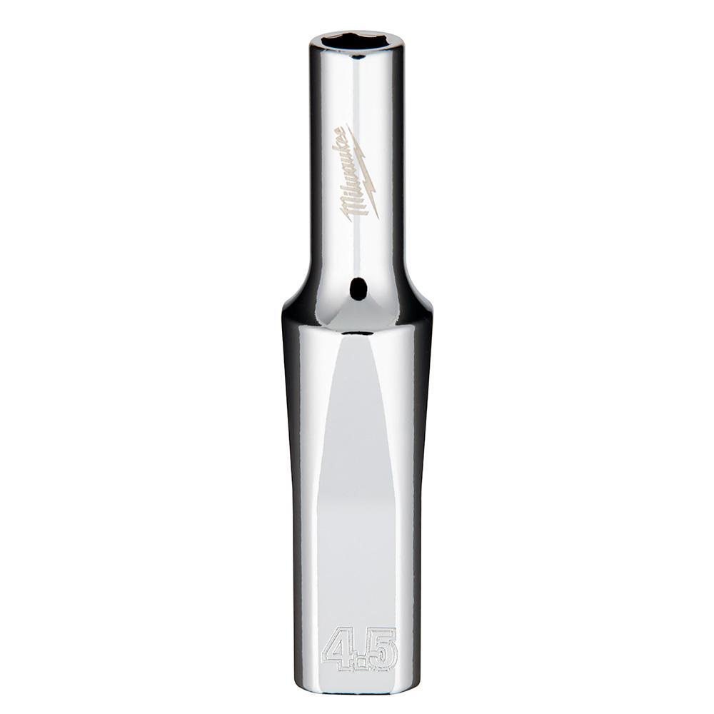 Milwaukee® 45-34-4011 Socket, 1/4 in, 4.5 mm Deep Socket, 6 Points