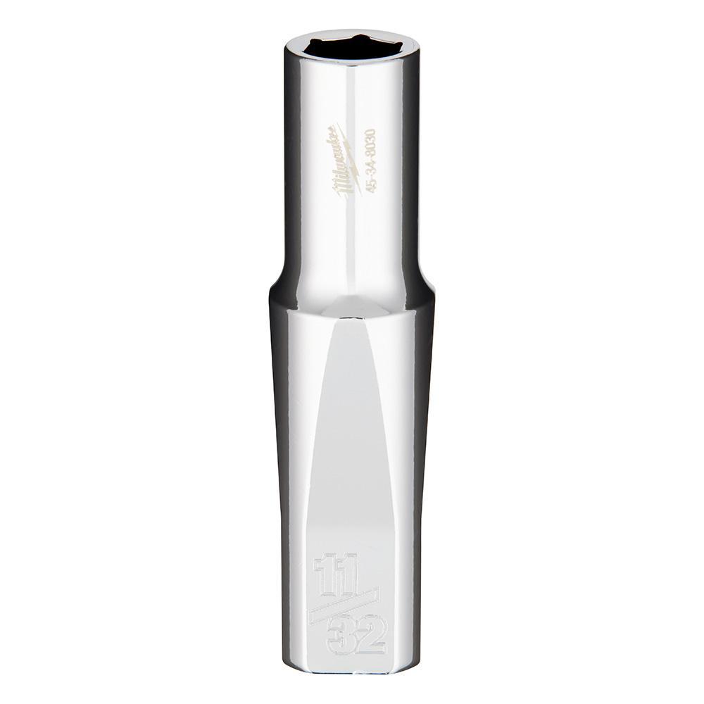 Milwaukee® 45-34-8030 Socket, 3/8 in, 11/32 in Deep Socket, 6 Points