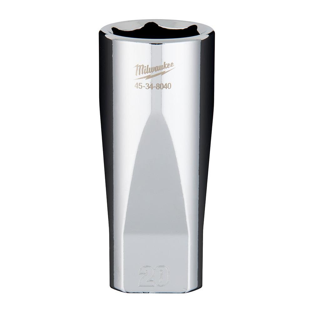 Milwaukee® 45-34-8040 Socket, 3/8 in, 20 mm Deep Socket, 6 Points