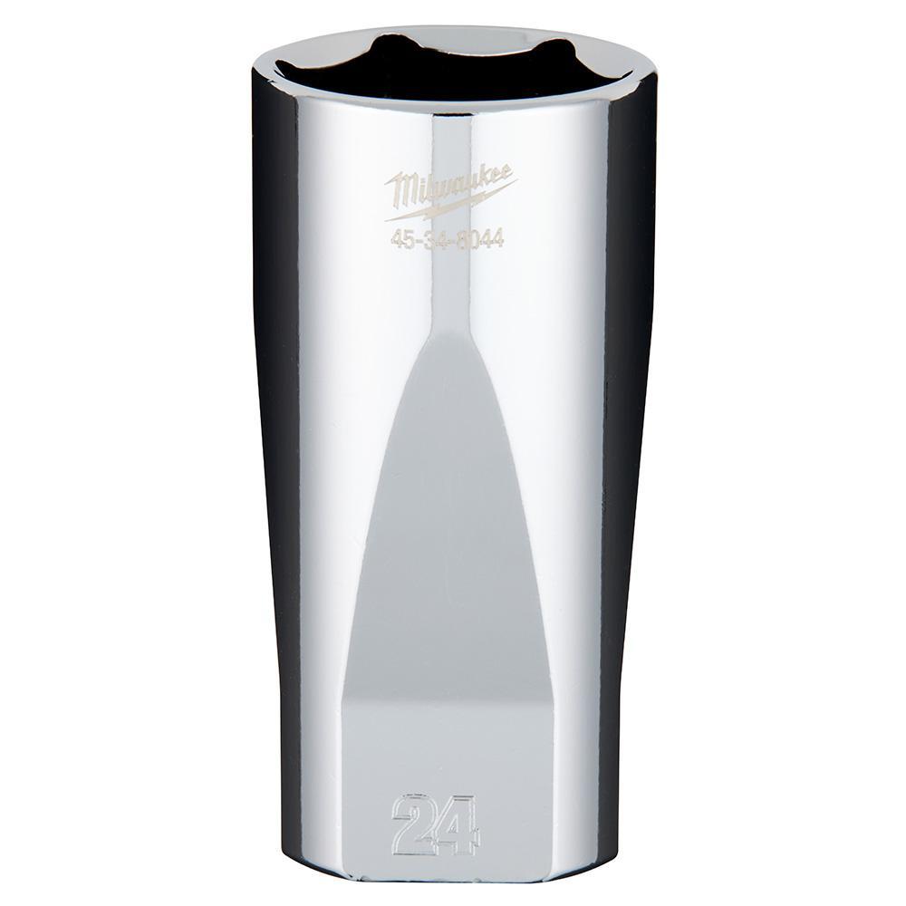 Milwaukee® 45-34-8044 Socket, 3/8 in, 24 mm Deep Socket, 6 Points