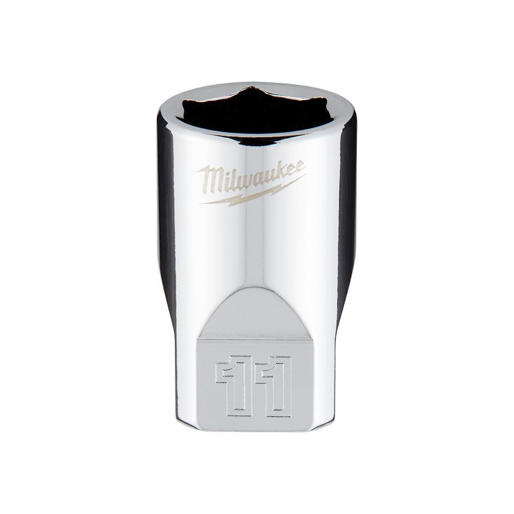 Milwaukee® 45-34-9037 Socket, 1/4 in, 11 mm Standard Socket, 6 Points