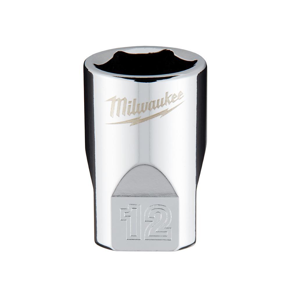 Milwaukee® 45-34-9038 Socket, 1/4 in, 12 mm Standard Socket, 6 Points