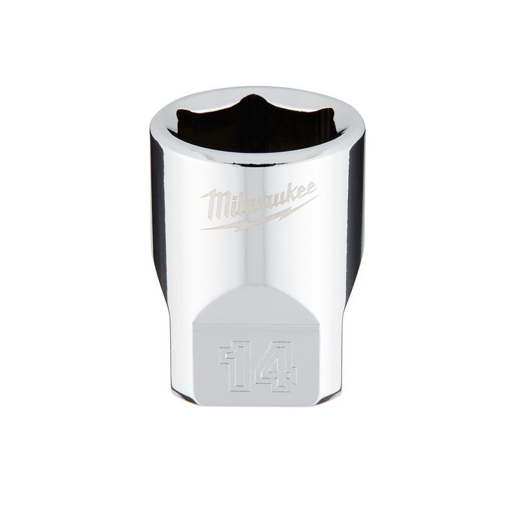 Milwaukee® 45-34-9040 Socket, 1/4 in, 14 mm Standard Socket, 6 Points