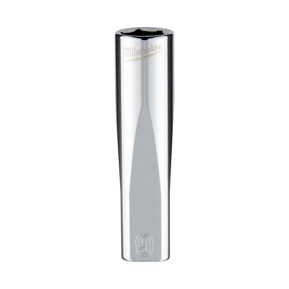 Milwaukee® 45-34-9047 Socket, 1/4 in, 9 mm Deep Socket, 6 Points