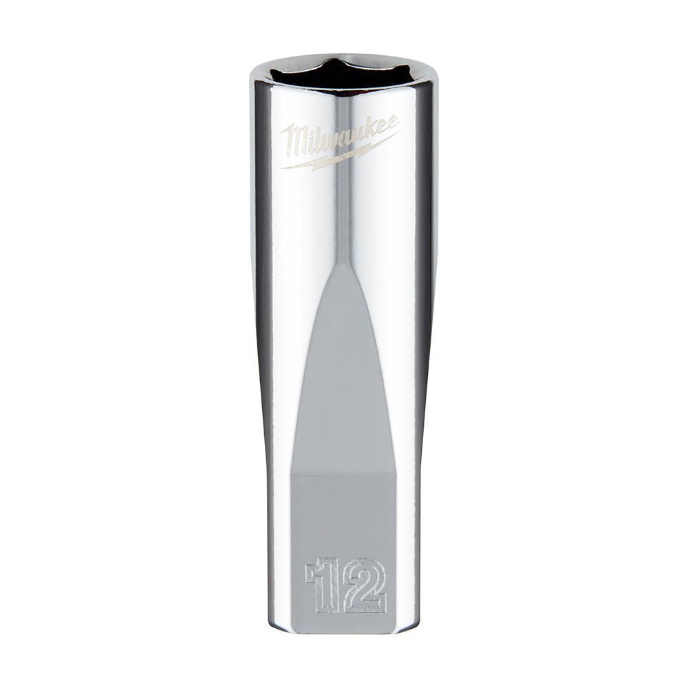 Milwaukee® 45-34-9050 Socket, 1/4 in, 12 mm Deep Socket, 6 Points