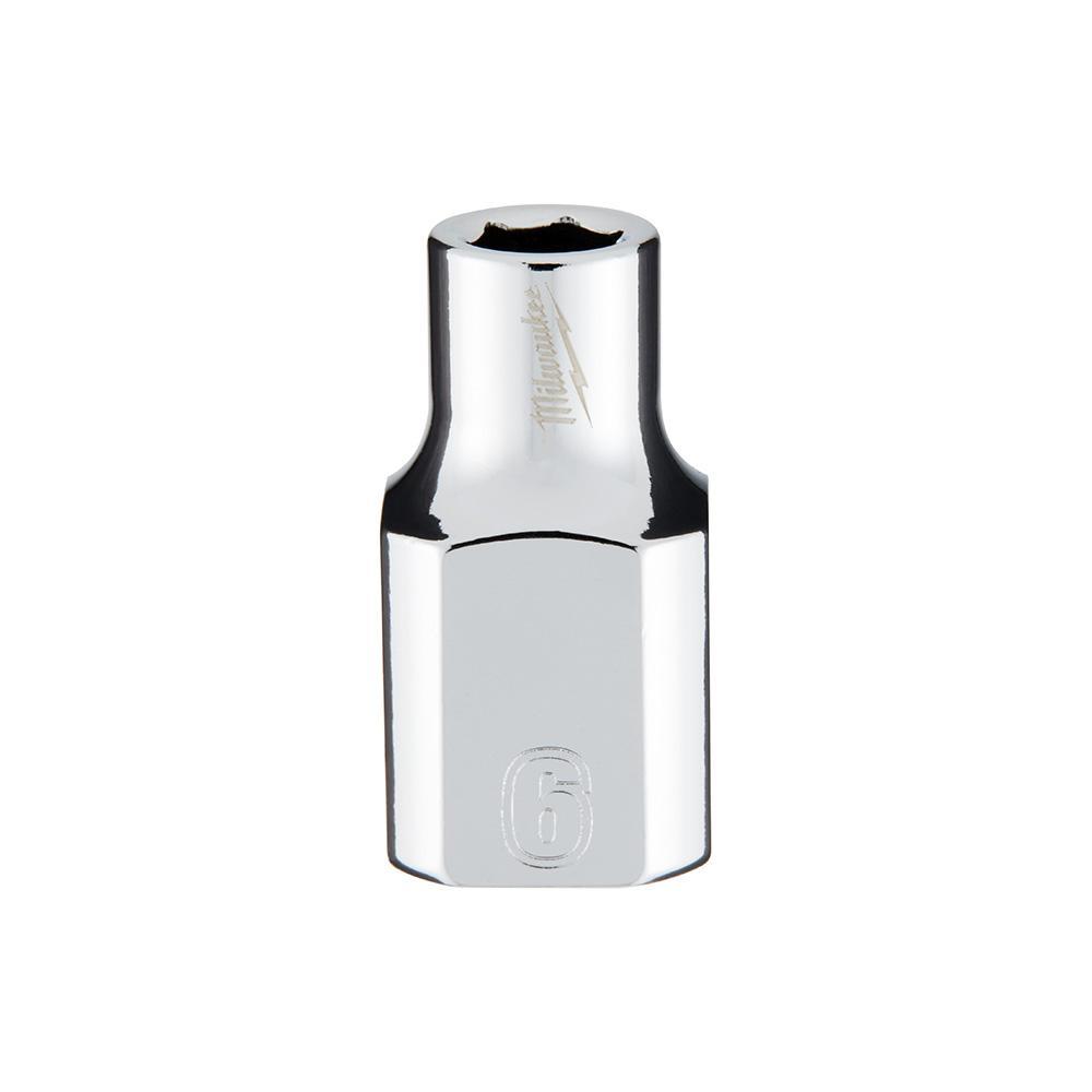 Milwaukee® 45-34-9076 Socket, 3/8 in, 6 mm Standard Socket, 6 Points