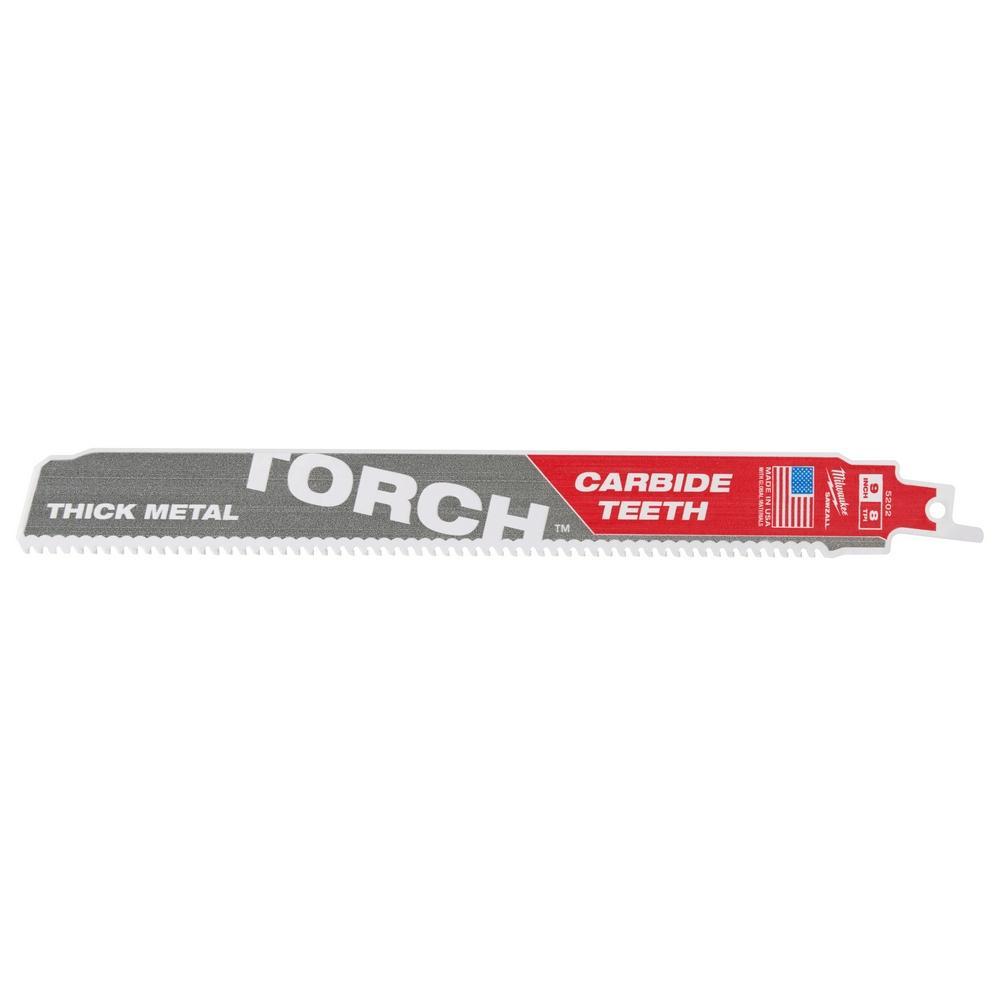 Milwaukee® 48-00-8502 TORCH™ Reciprocating Saw Blade, 9 in L, 7