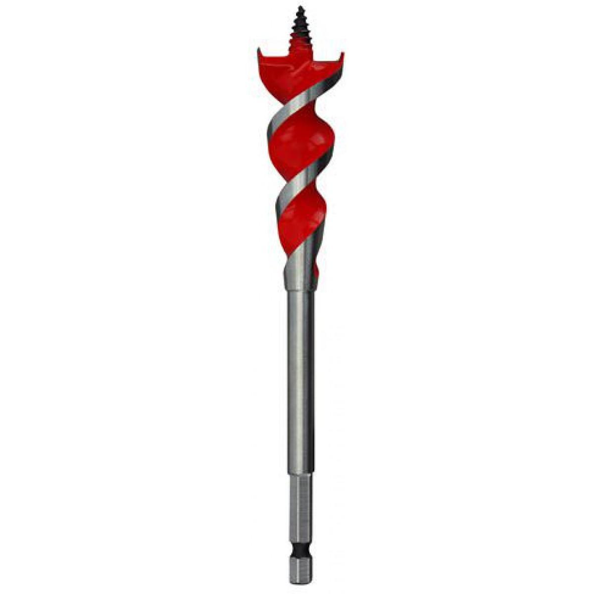 Milwaukee® Speed Feed™ 48-13-0048 Self-Feed Wood Bit, 1/2 in Dia, 6 in OAL, 6 in L Back Tapered Flute, 1/4 in Shank