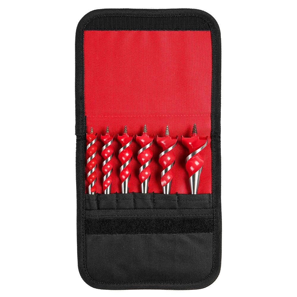 Milwaukee® Speed Feed™ 48-13-0600 Wood Drill Bit Set, 6 Pieces
